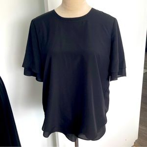 Club Monaco layered boxy top